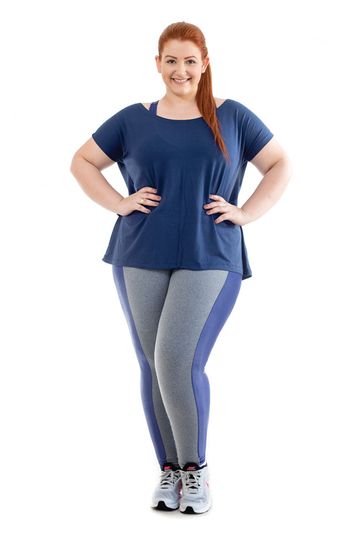 blusas para malhar plus size