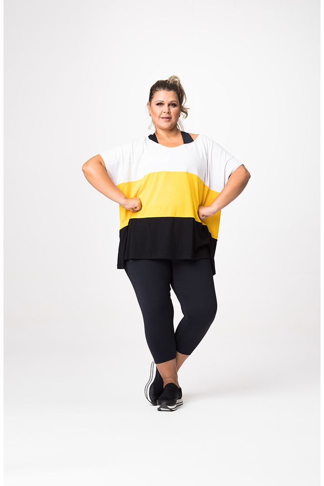blusas para ginástica plus size
